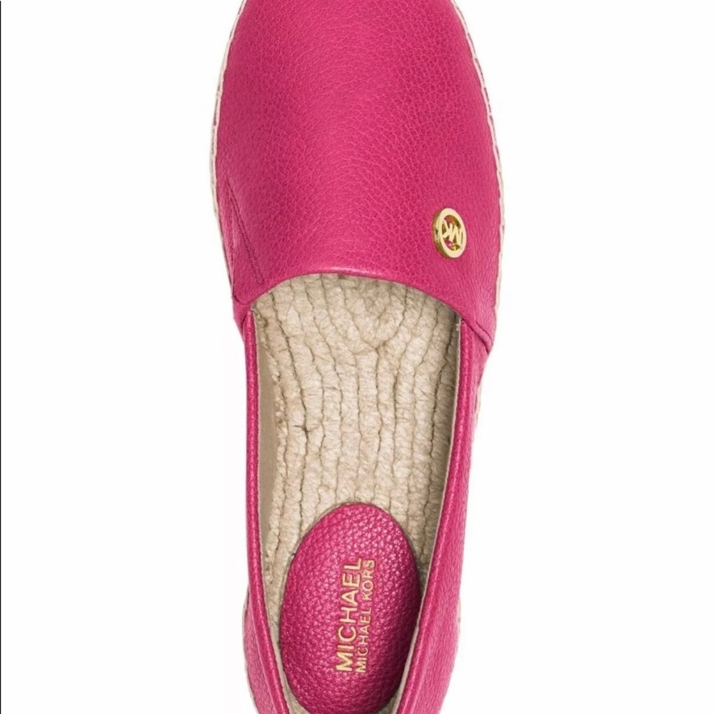 MICHAEL KORS Kendrick Slip On LEATHER ESPADRILLE - Picture 2 of 9